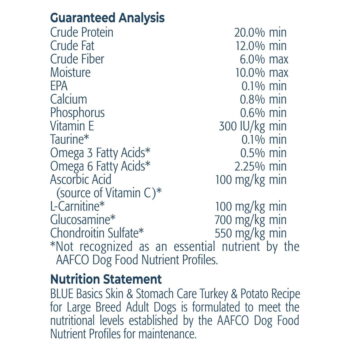 Turkey & Potato Large Breed Dry Dog Food E419187