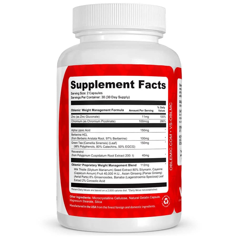 Natural Oral Capsules, Plant Based Blend, Berberine, 1000mg, 60 Capsules F380045