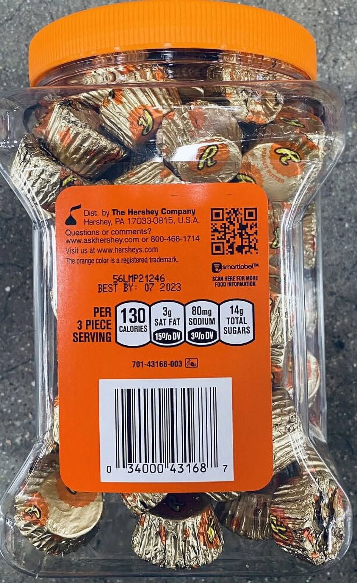 38 Oz Milk Chocolate Peanut Butter Cups G2511