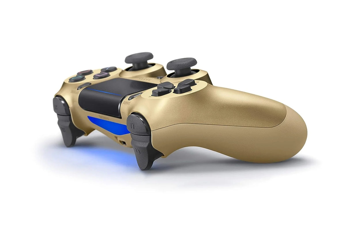 Gold Blue Wireless Controller Bundle with Charging Cable C4578
