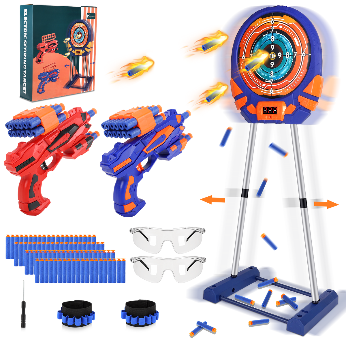Digital Shooting Game Target with Touch Screen Y691097