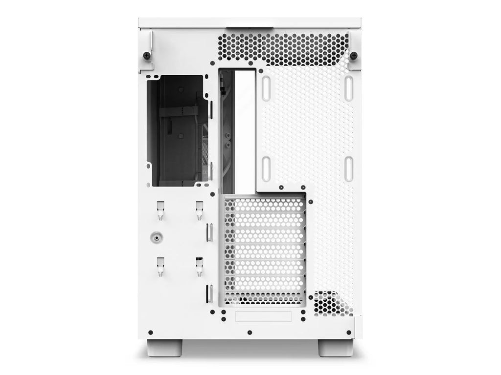 White Compact Dual-Chamber Mid-Tower Airflow Case T54110
