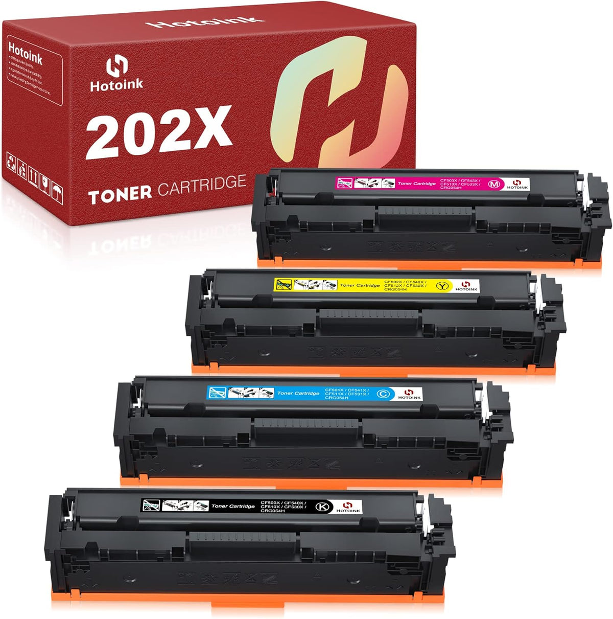 Compatible Toner Cartridge 4 Pack Black Cyan Yellow Magenta N5971
