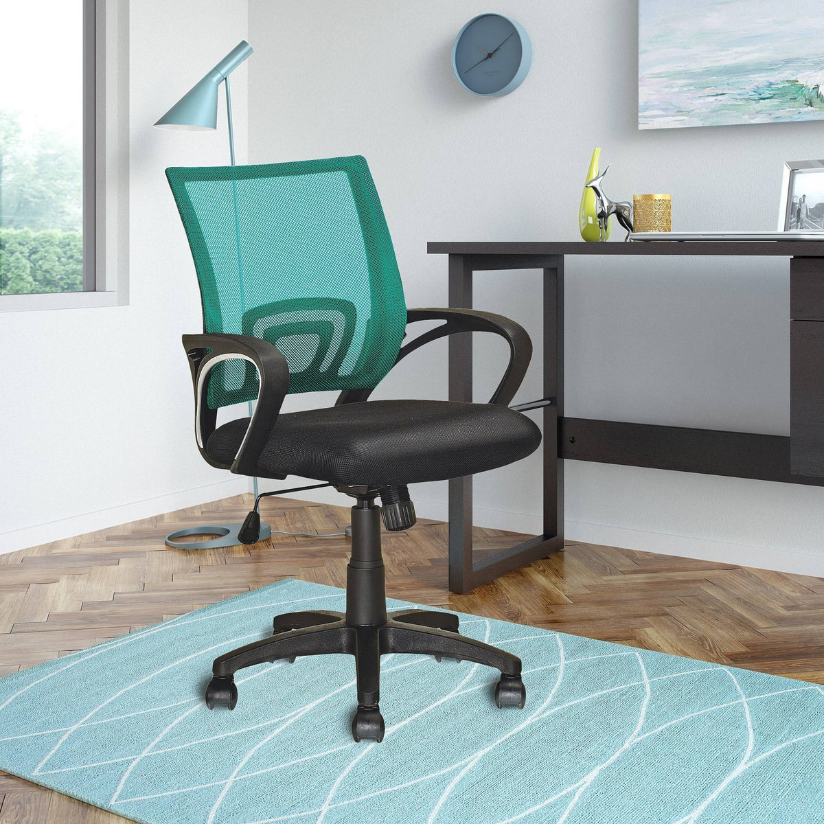 Purple Mesh Back Office Chair V8260