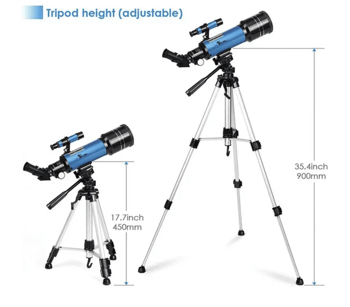 70mm Aperture 400mm Astronomical Refracting Telescope A34614