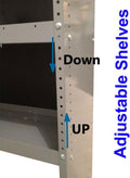 Van Shelving Storage Unit 45" L x 13" D x 44" H D250112