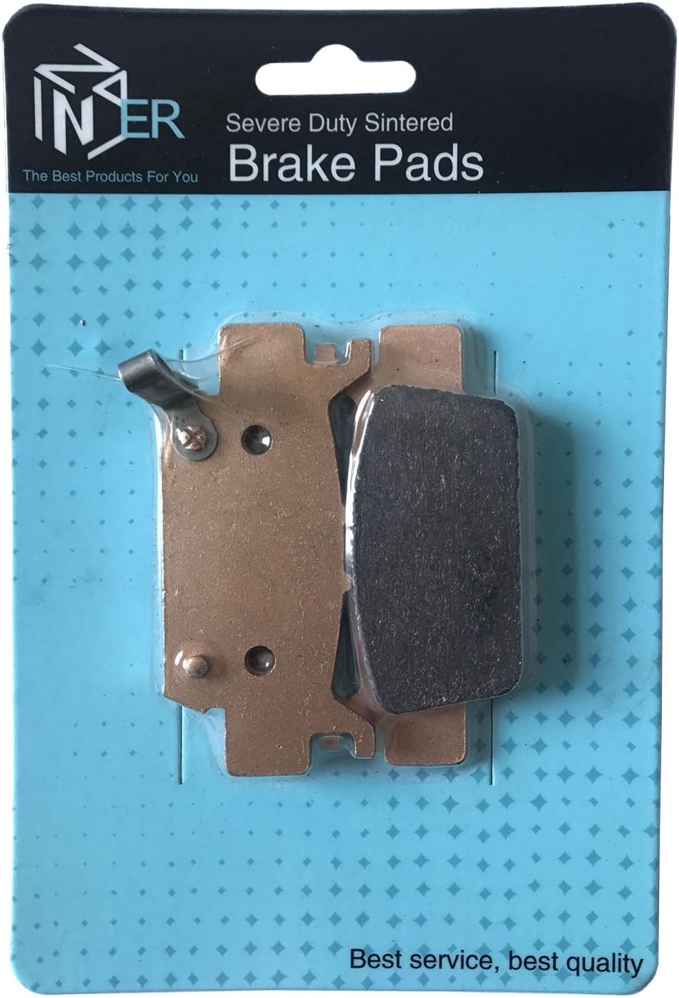 Front and Rear Brake Pads Pack of 2 W67190