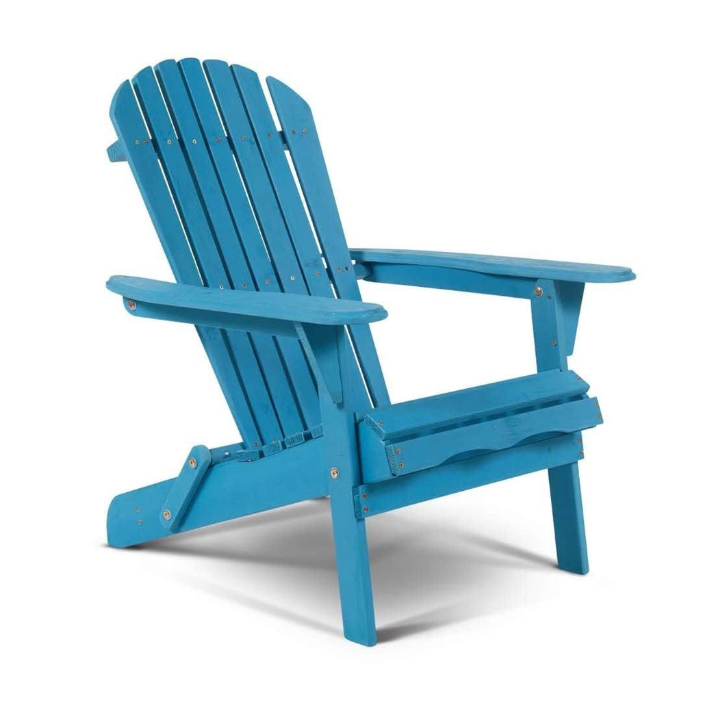 Sky Blue Adirondack Chair Conversation Set of 5 S41332