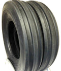 Two 7.50-16 Front Tractor Tires Tri Rib Heavy Duty H447756