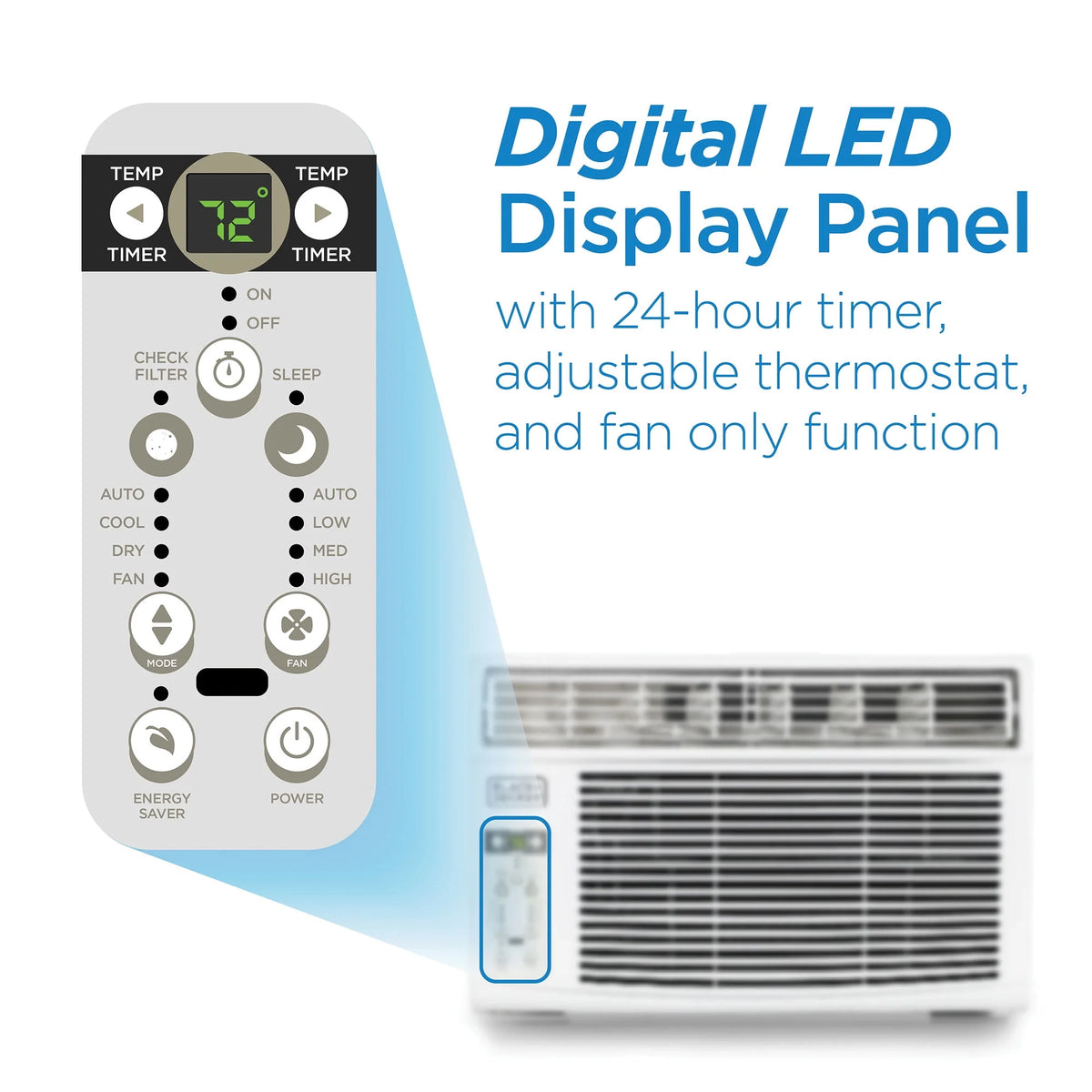 Window Air Conditioner 12,000 BTU White F68729