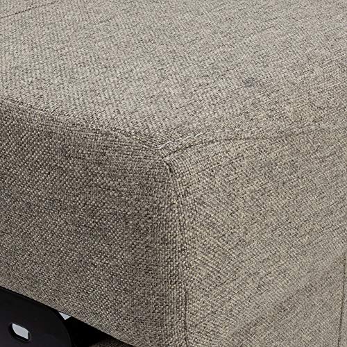 68" Jackknife Sofa Love Seat Sleeper Sofa (Oatmeal) J6306