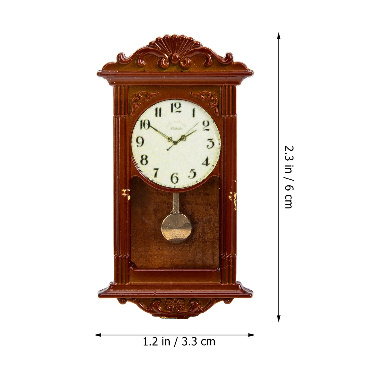 Miniature Roman Clock Dollhouse Accessory O652
