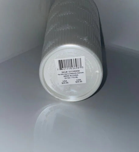 24oz Pearl White Tumbler U101420