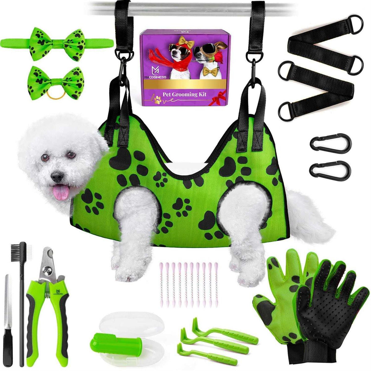 Pet Grooming Hammock Set J3838