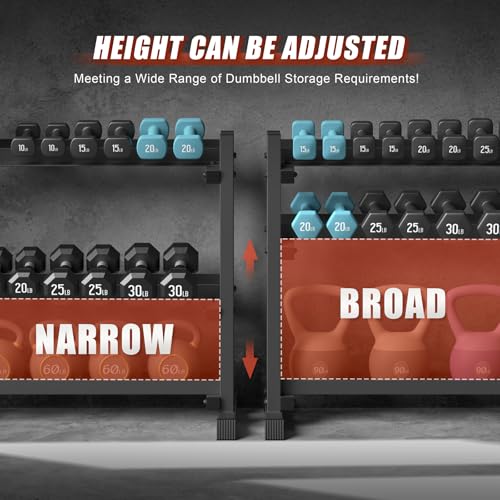 3-Tier 1200LB Capacity Dumbbell Rack Stand I437