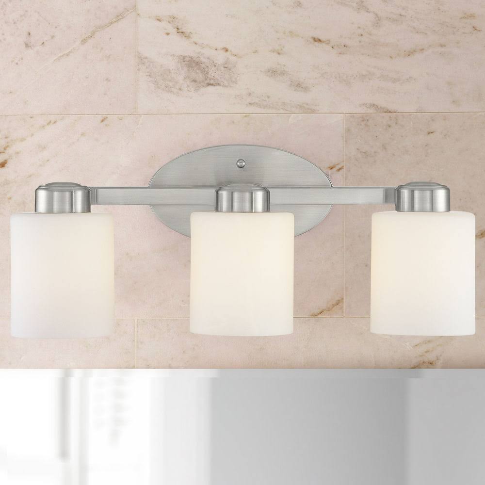 3 Light Bath Satin Nickel B107304