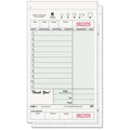 Carbonless Two-Part Guest Check, Green/White S49559