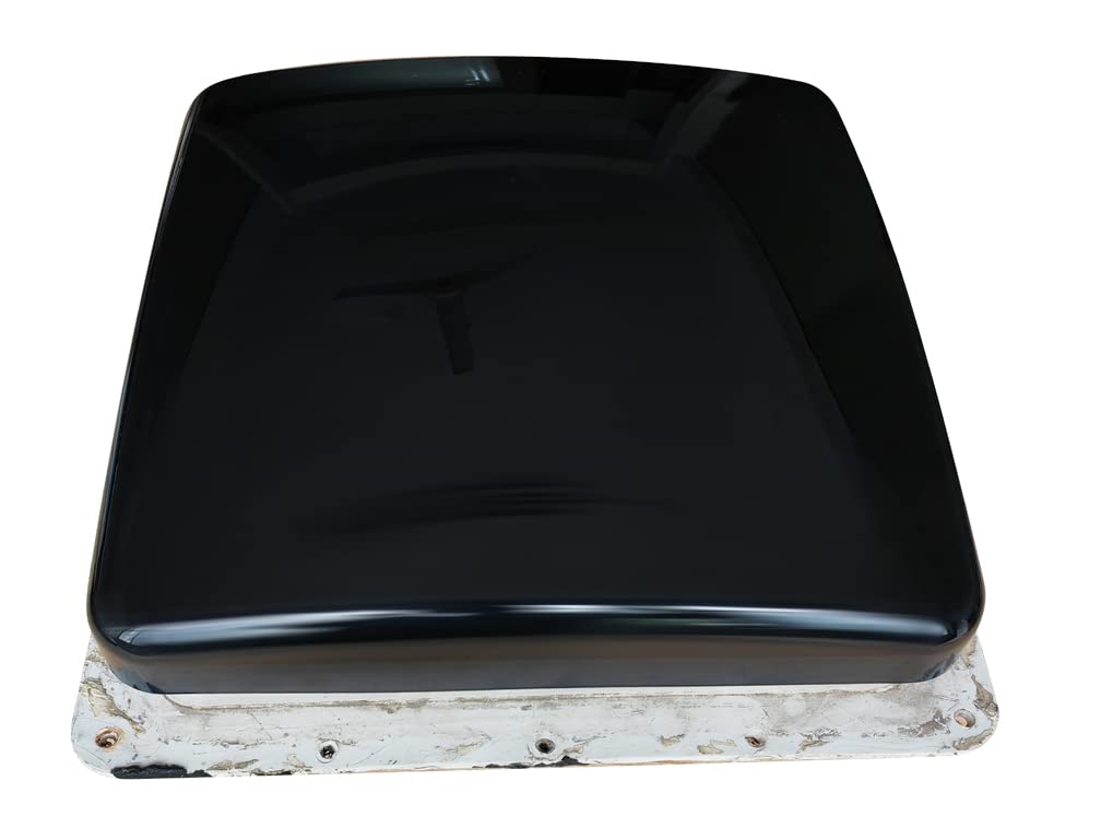 14"x14" RV Roof Vent Lid Replacement Smoke Dome Cover with Stainless Steel Screen D842444