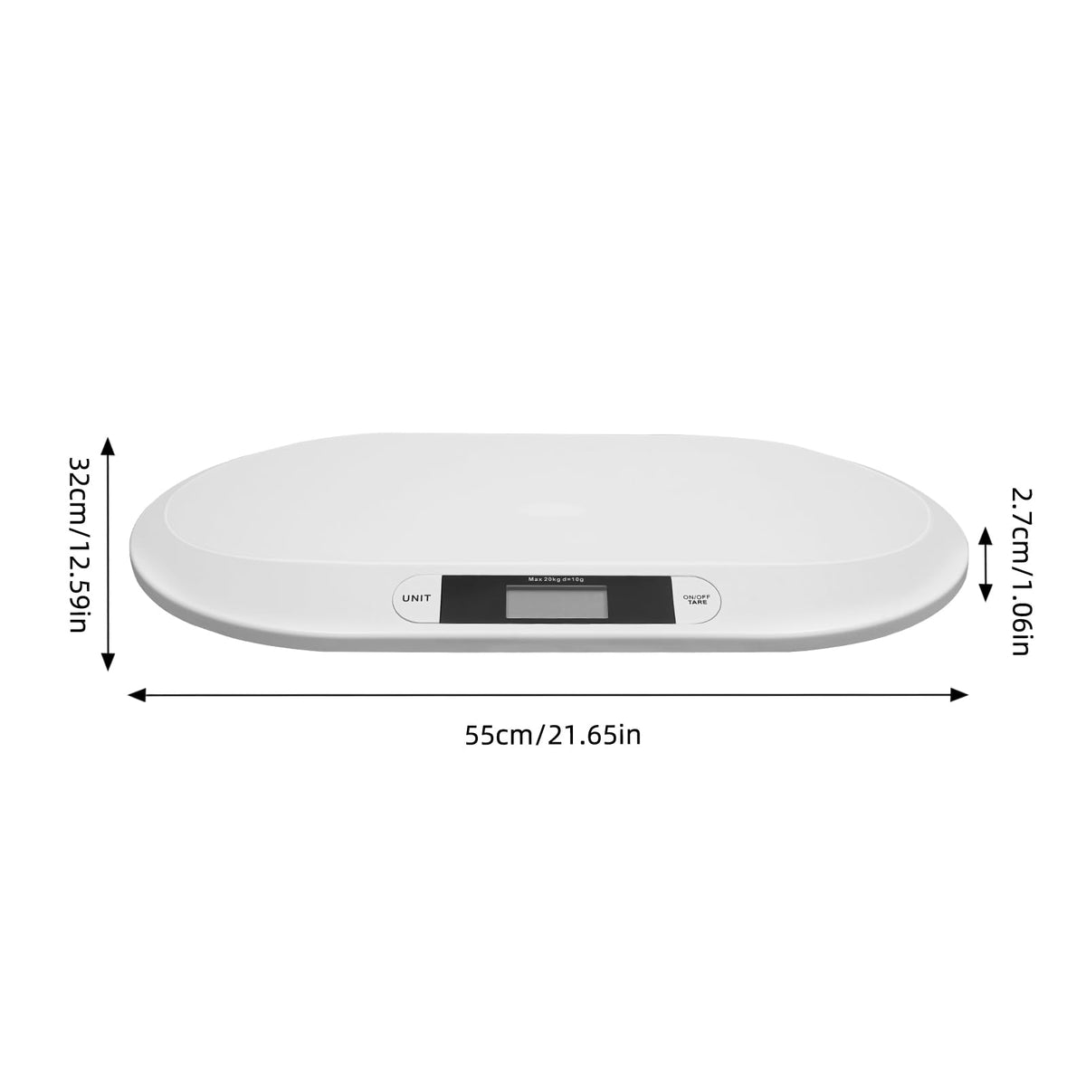 Digital Infant Scale 20kg/44lb LCD Display D948