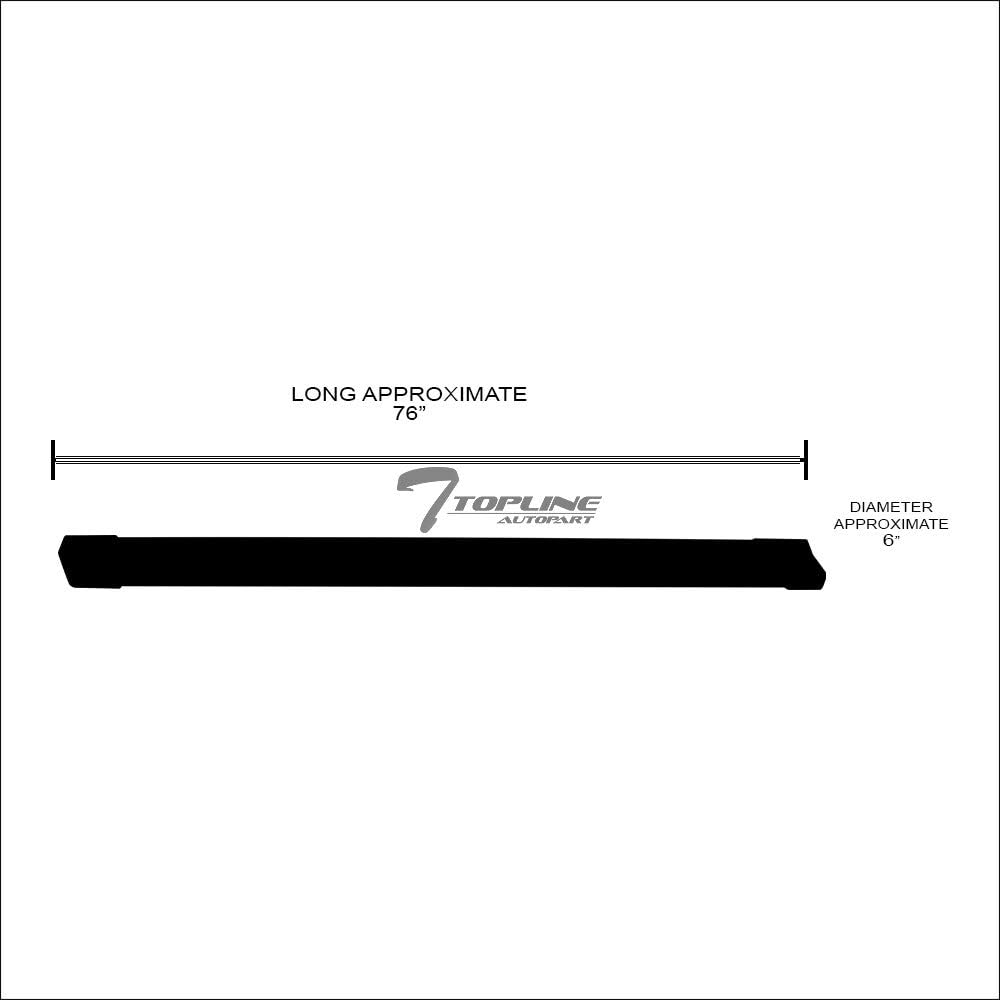 Matte Black Aluminum Side Step Rail Running Boards G976389
