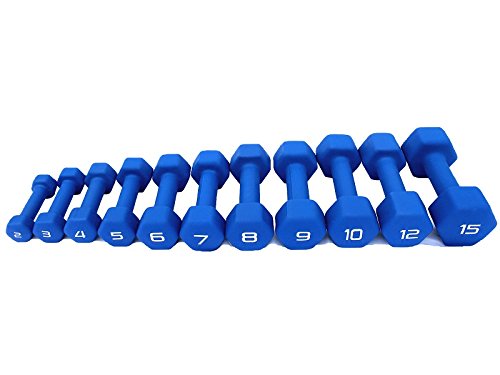 Blue Neoprene Dumbbell R730924