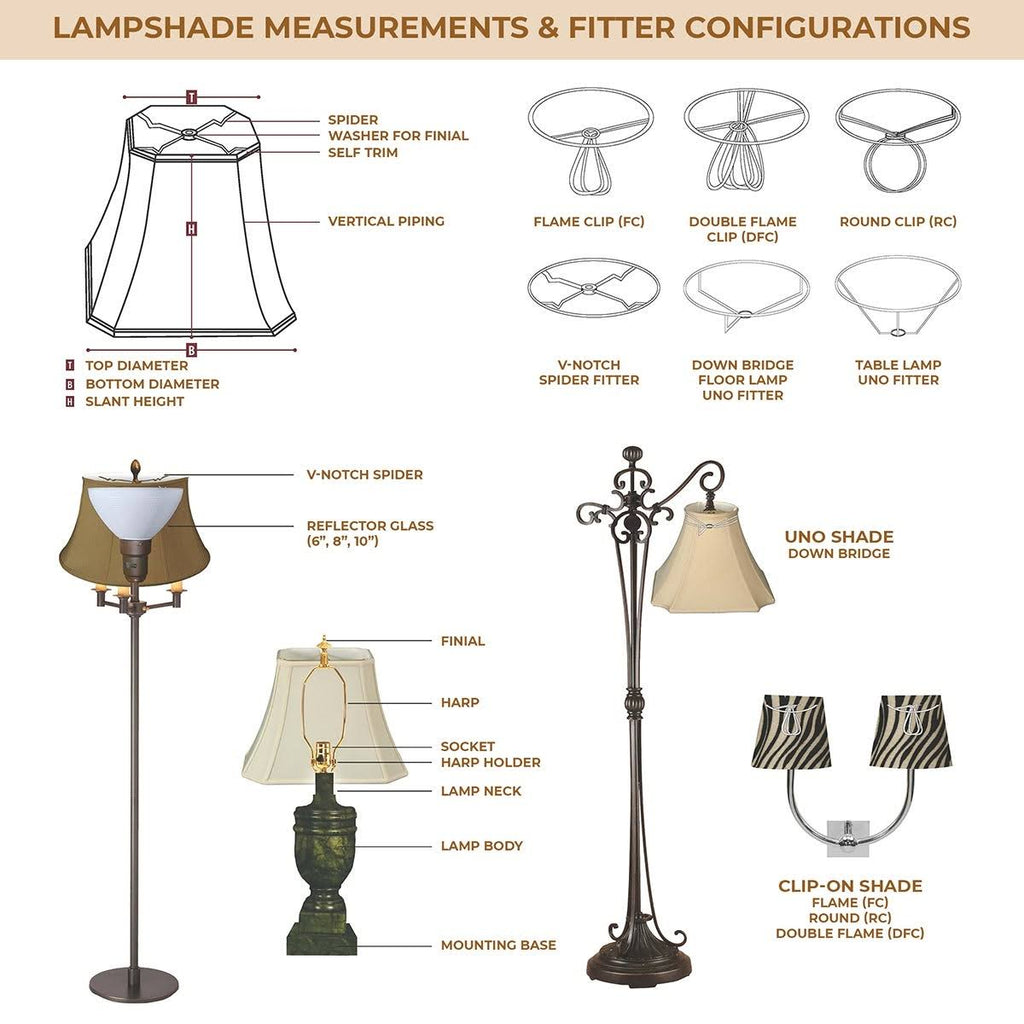 Eggshell 6x16x10 Lamp Shade Set of 2 J5134