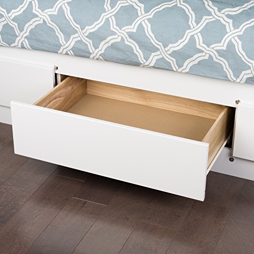 Full 6-Drawer Platform Storage Bed, White P493247