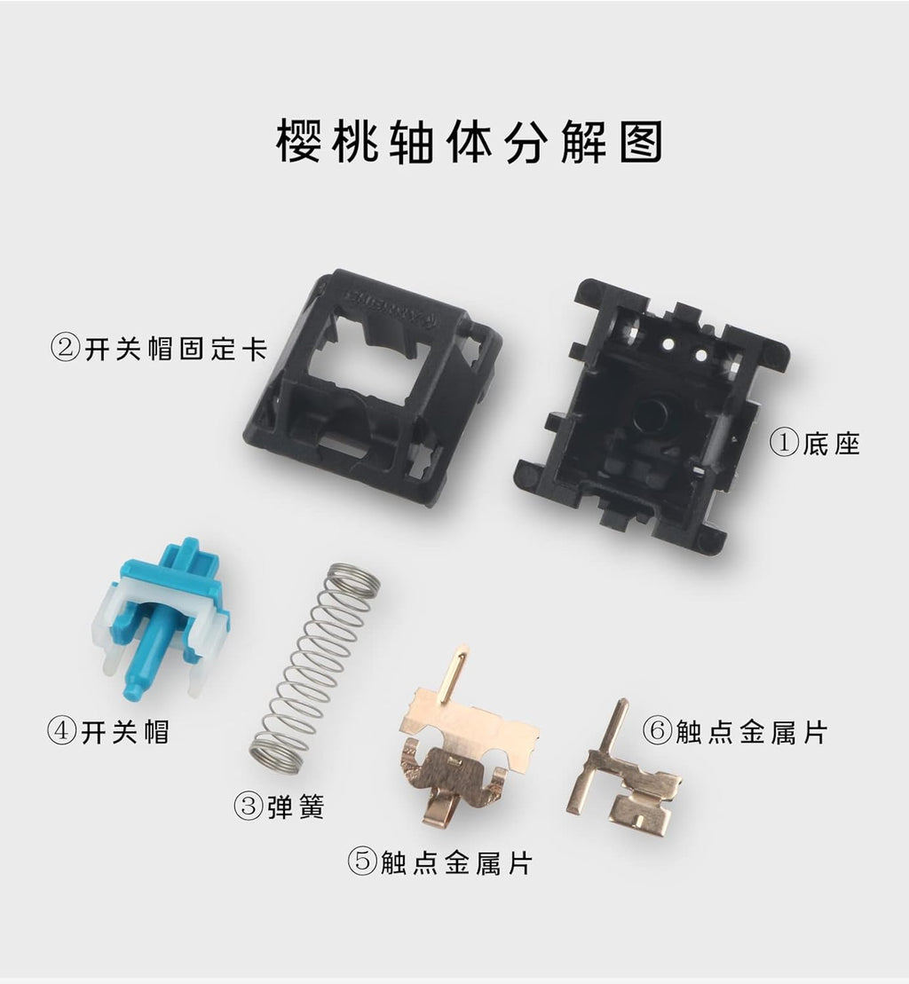 Cherry MX Speed Silver Switch 65 PCS Mechanical Keyboard Switch R990