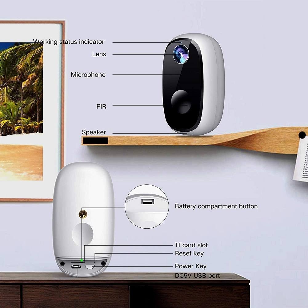 4MP Outdoor WiFi Bullet Security Camera V72335