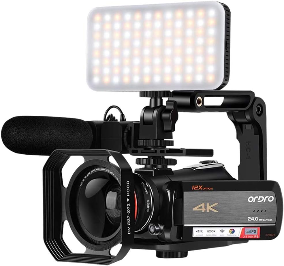 4K Video Camera Camcorder with 12x Optical Zoom Z546628
