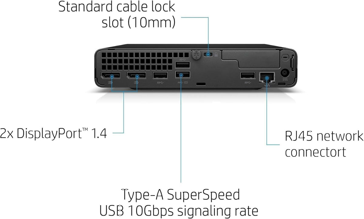 Mini Desktop PC, Intel Core i5-10500T, 16GB RAM, 256GB SSD I557845
