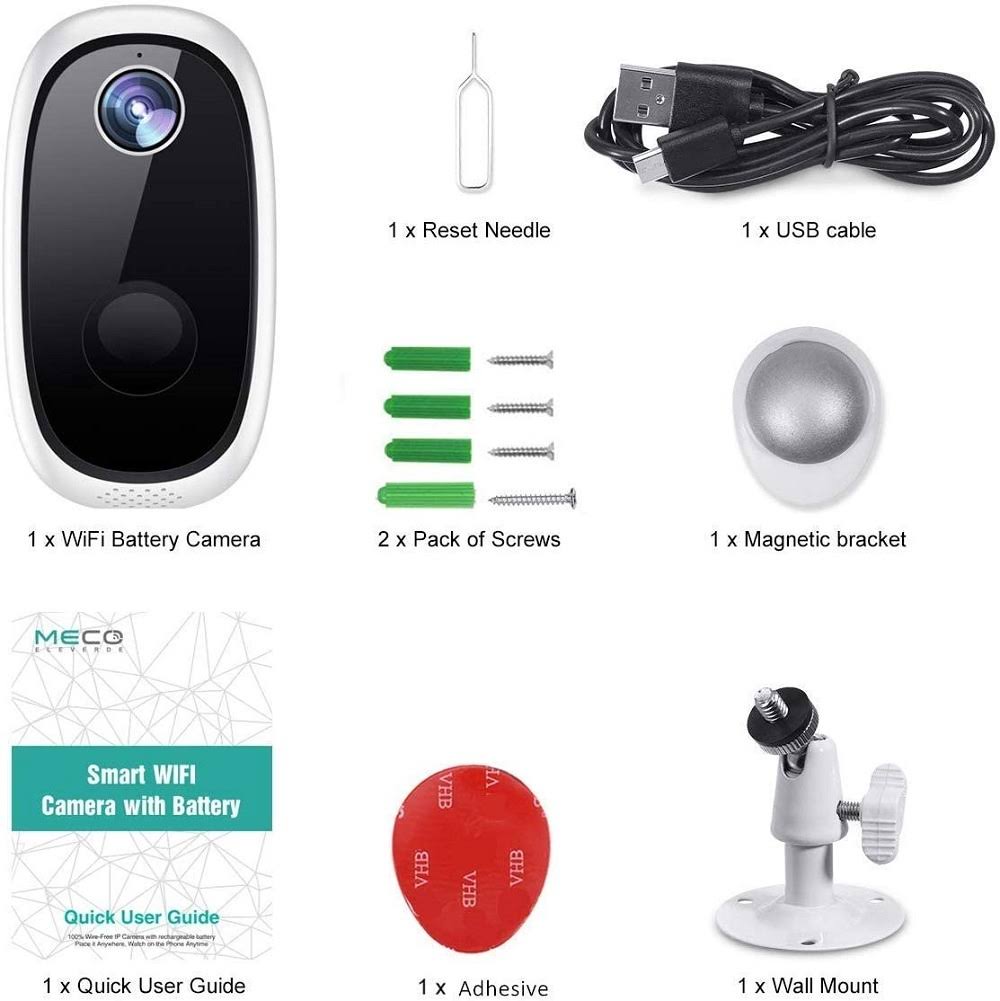 4MP Outdoor WiFi Bullet Security Camera V72335
