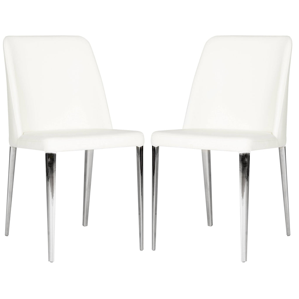 Set of 2 White Side Chair M120