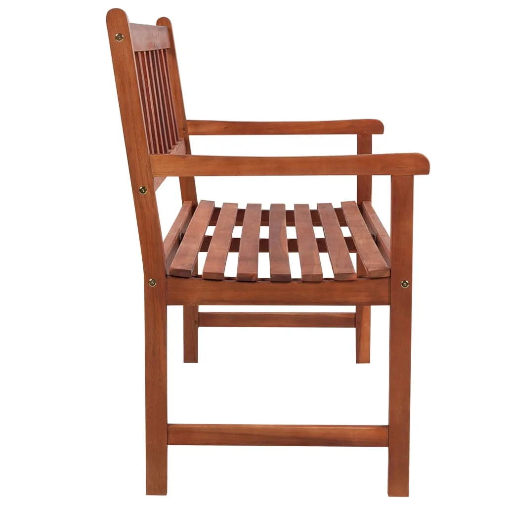 Patio Bench with Cushion Solid Acacia Wood O379