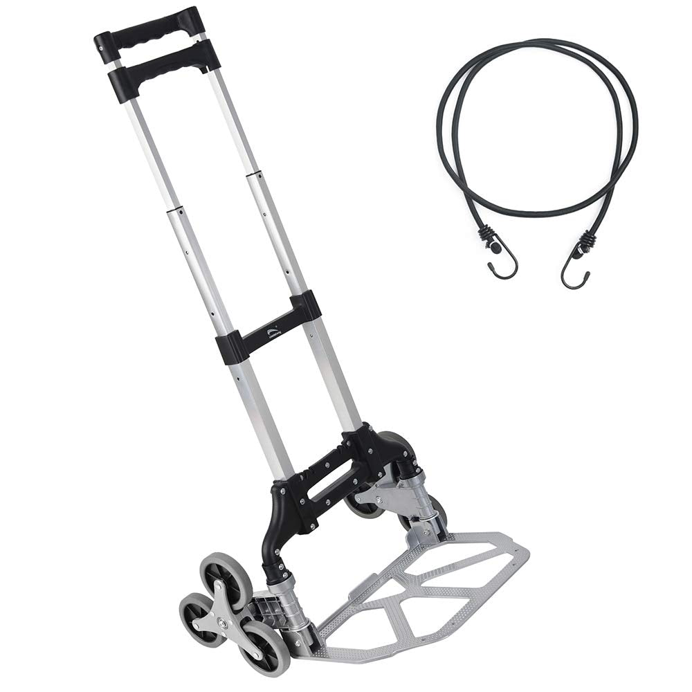 Aluminum Alloy 6 Crystal Wheels Stair Climbing Cart C62464