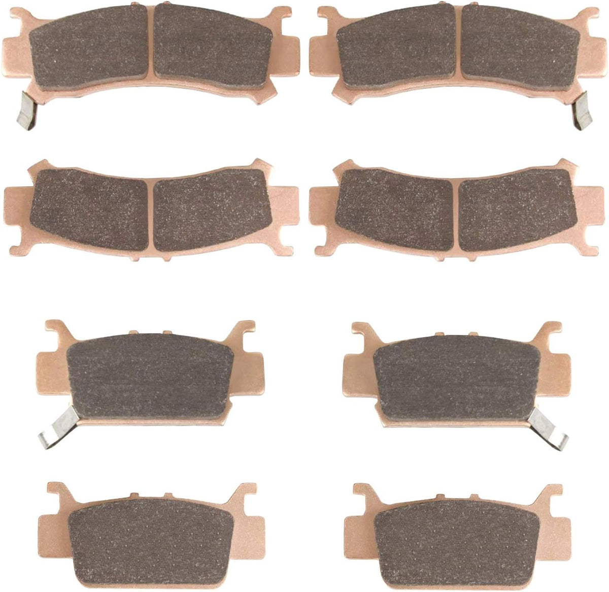 Front and Rear Brake Pads Pack of 2 W67190