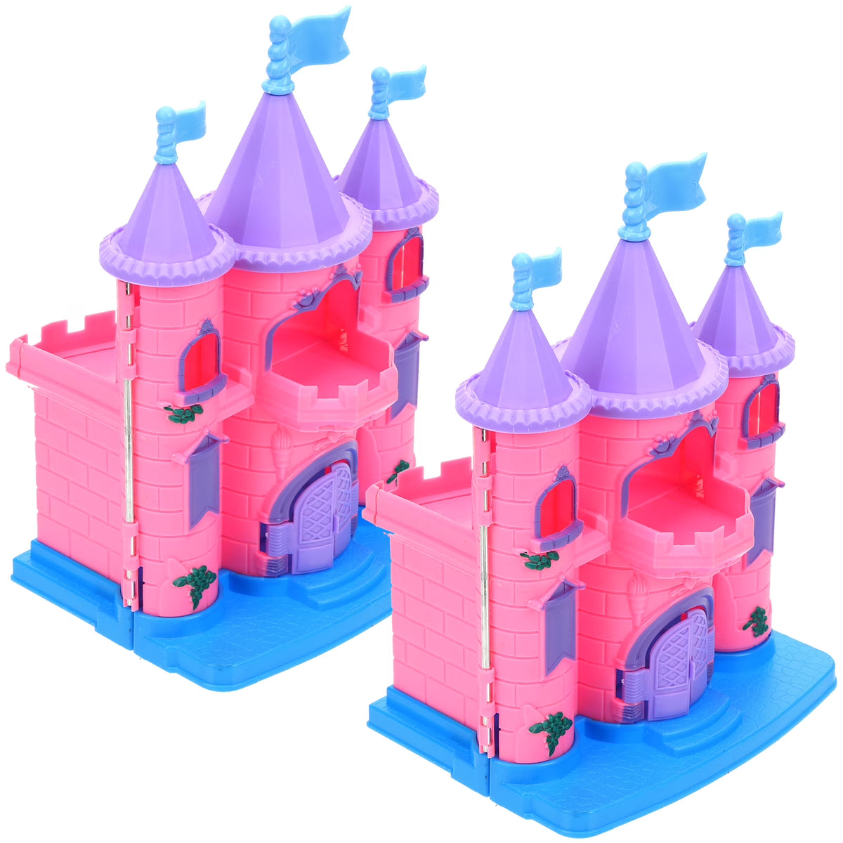 Luxury Plastic Dollhouse Castle Kit 2 Pcs G154430