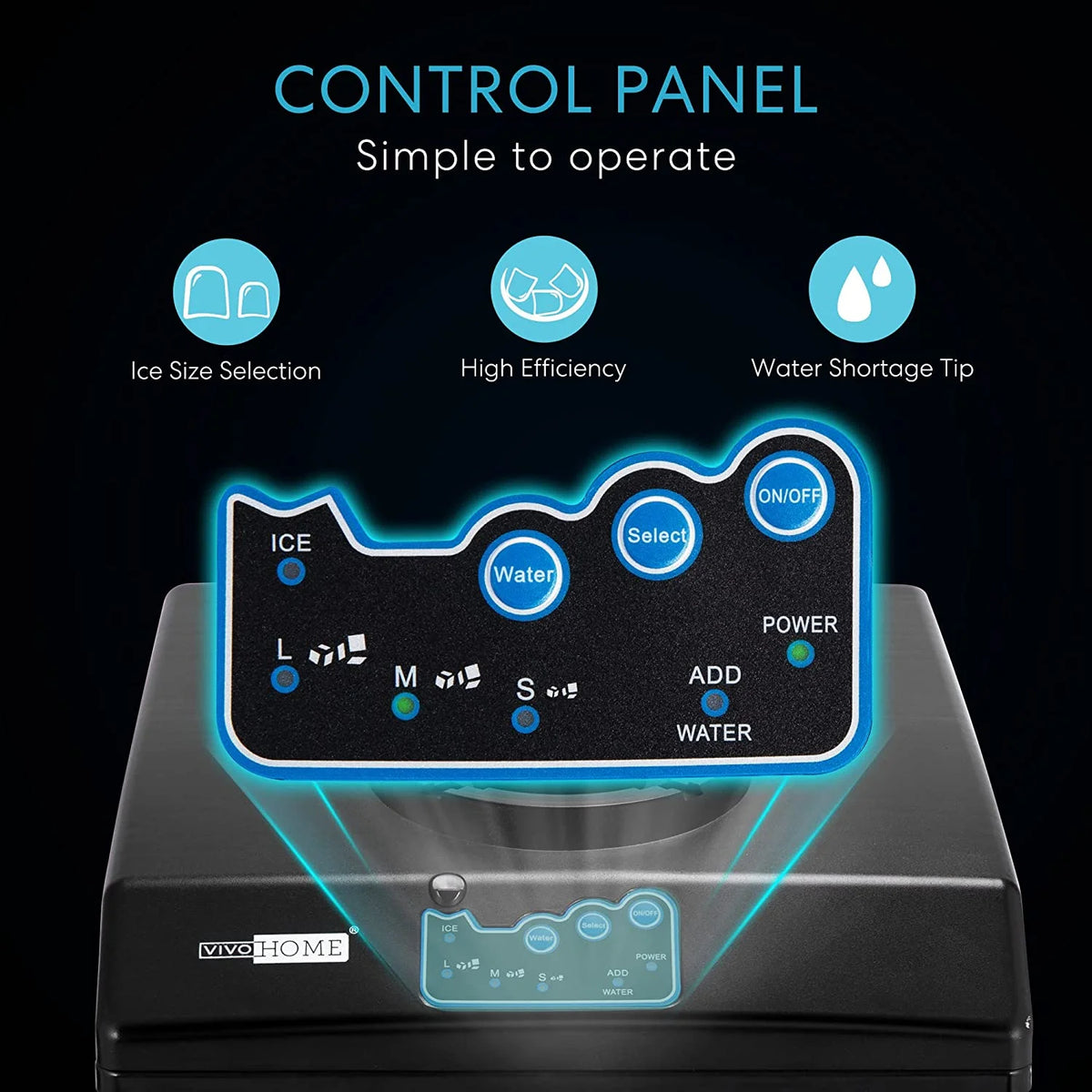 Electric 2 in 1 Countertop Ice Maker with Water Dispenser N5274