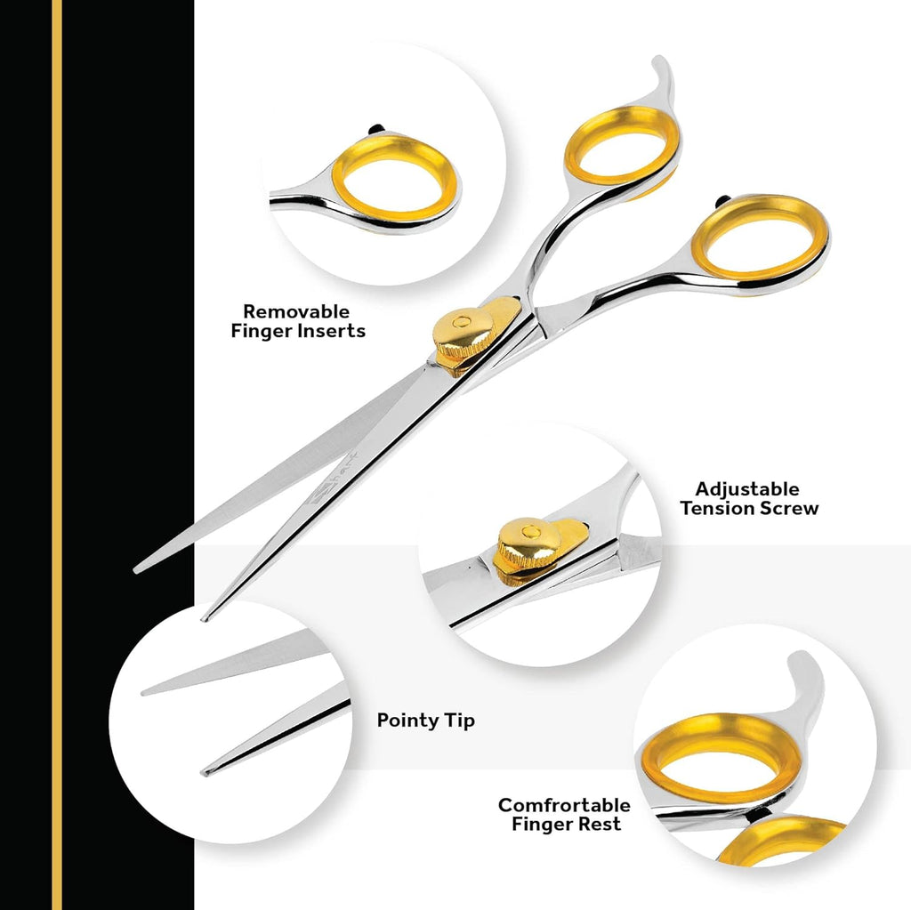 6.5 Inch 440c Japanese Stainless Steel Pet Grooming Scissors M238307
