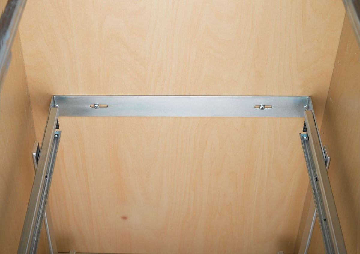 21 in. Chrome 2-Tier Wire Pull-Out Basket W2025