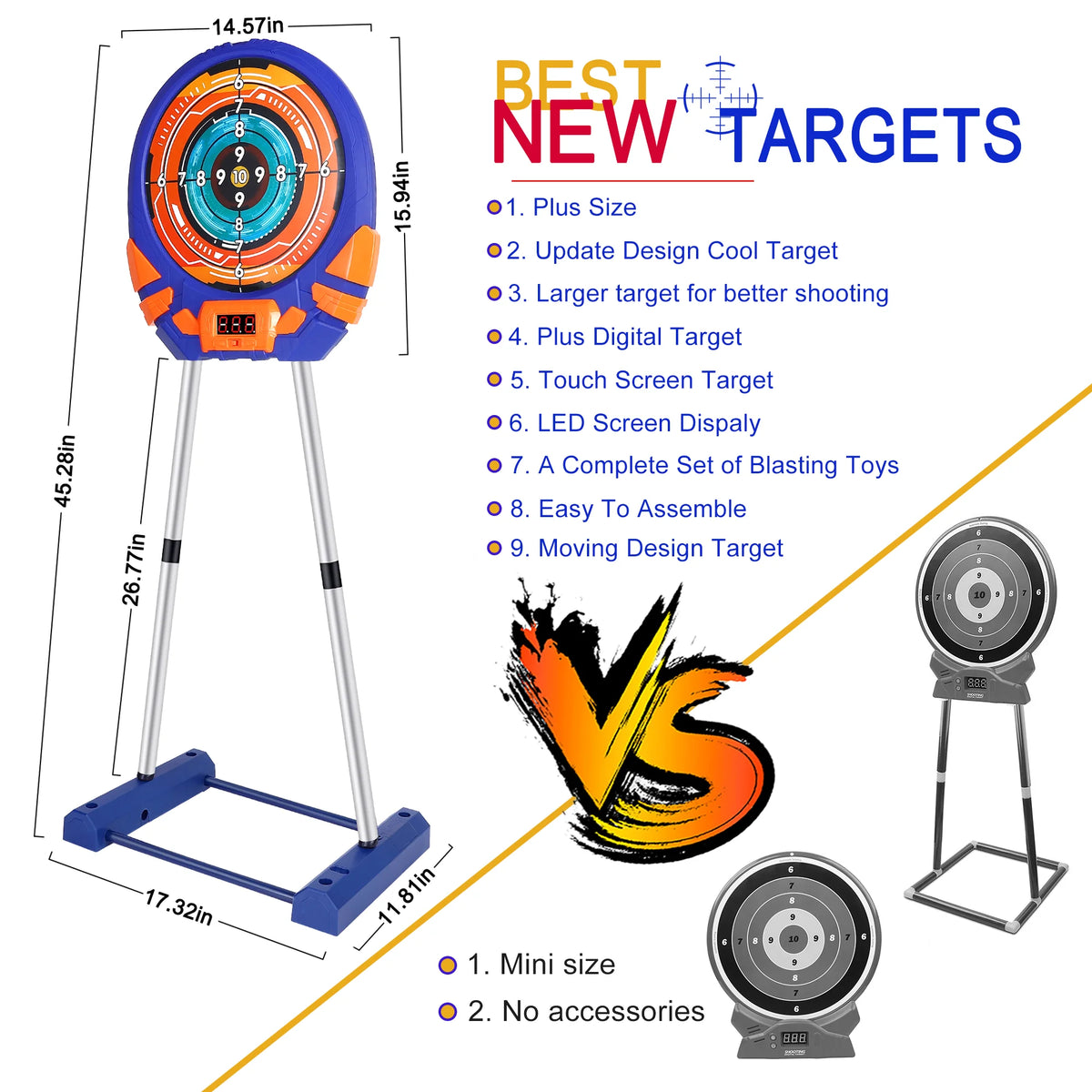 Digital Shooting Game Target with Touch Screen Y691097