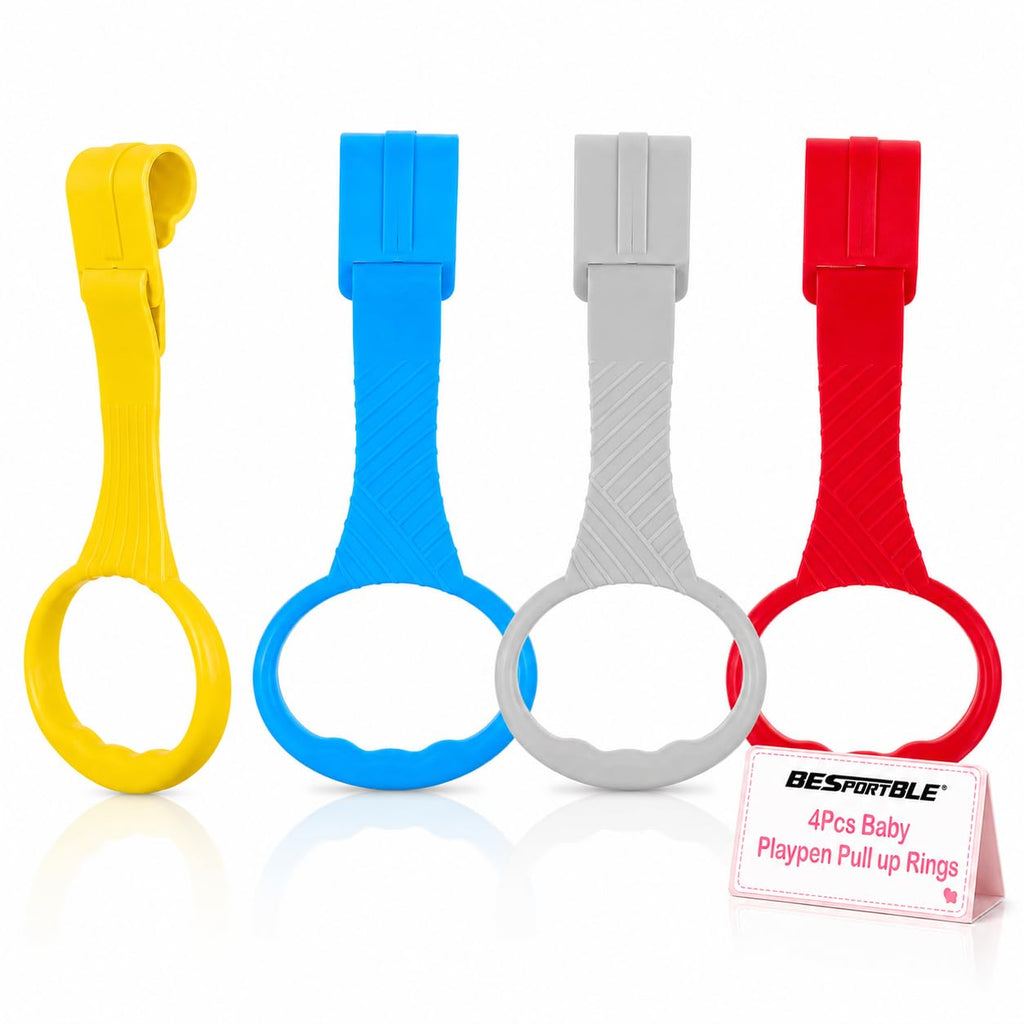 Baby Pull Up Rings 4Pcs Playpen Accessories I163