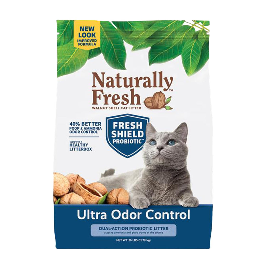 Walnut Shells Cat Litter, Multi-Cat, Unscented, 26 Lbs T17748