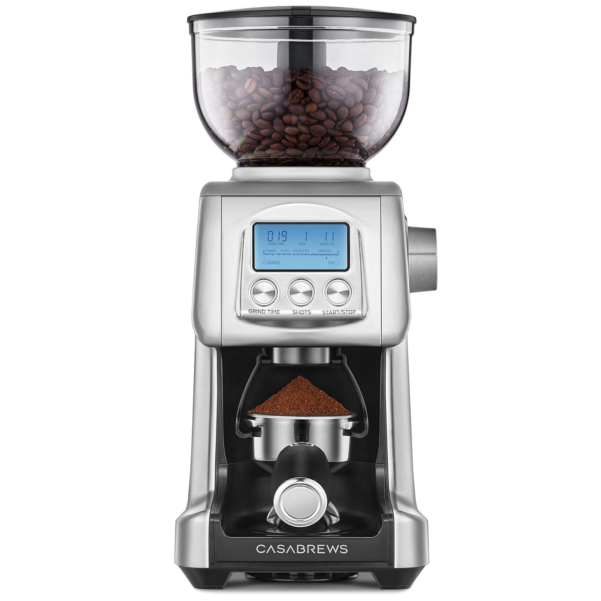 Electric Conical Burr Coffee Grinder with LCD Display T525962