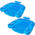 Inflatable Pool Float Lounge Chair with Cup Holders H1617