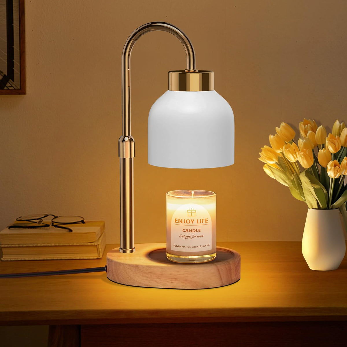 Candle Warmer Lamp with Dimmer Adjustable Height S11261