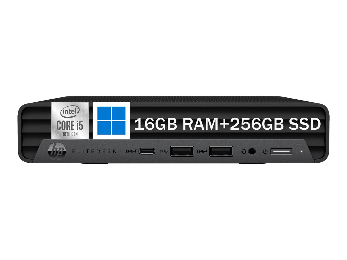 Mini Desktop PC, Intel Core i5-10500T, 16GB RAM, 256GB SSD I557845
