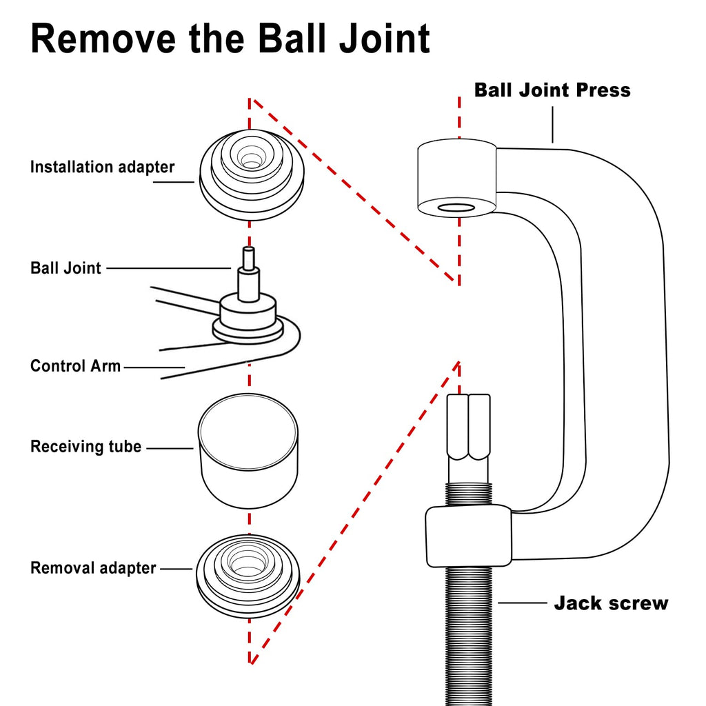 Heavy Duty Ball Joint Press Tool Kit Z929
