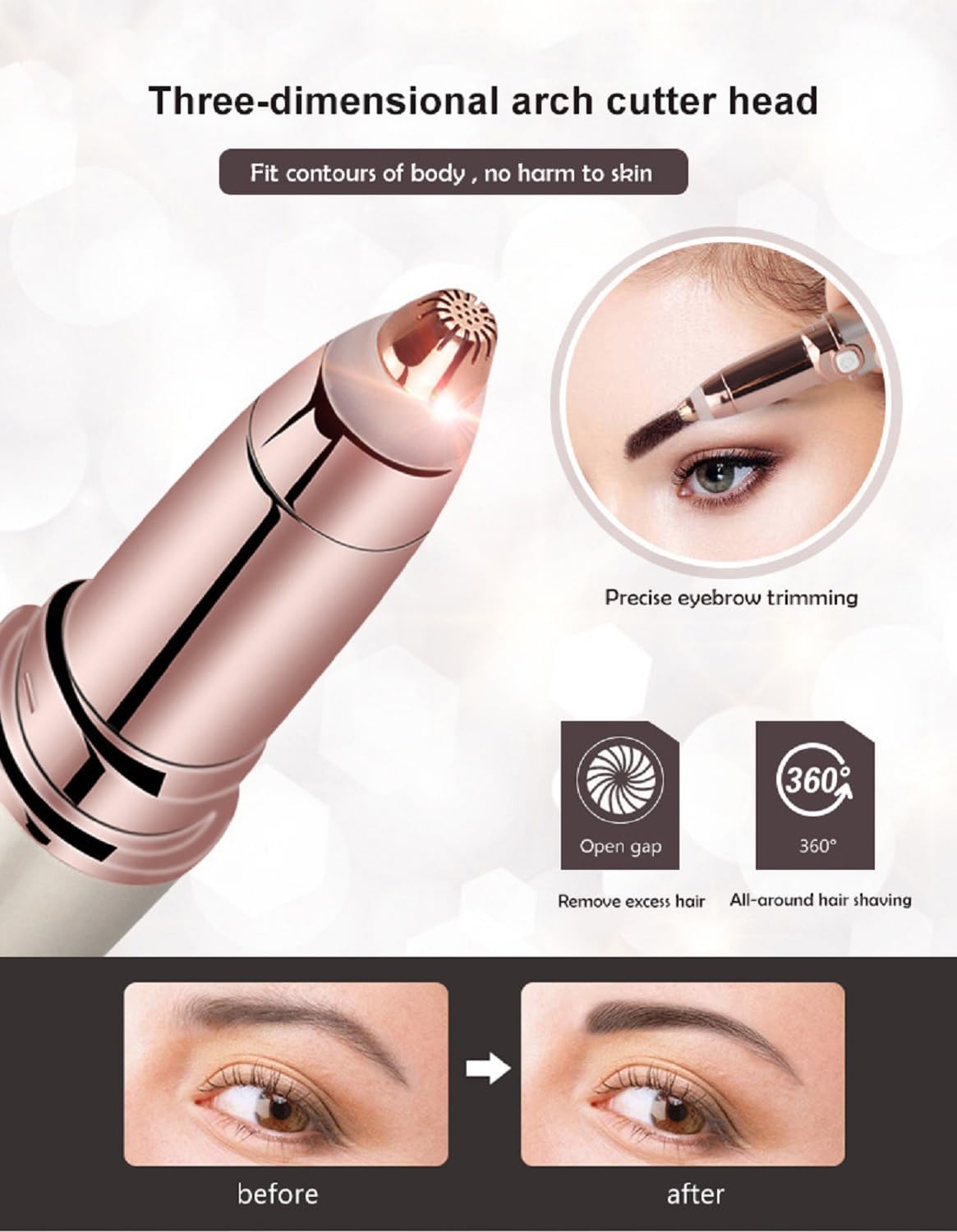 Facial Hair Remover & Eyebrow Trimmer Z7287