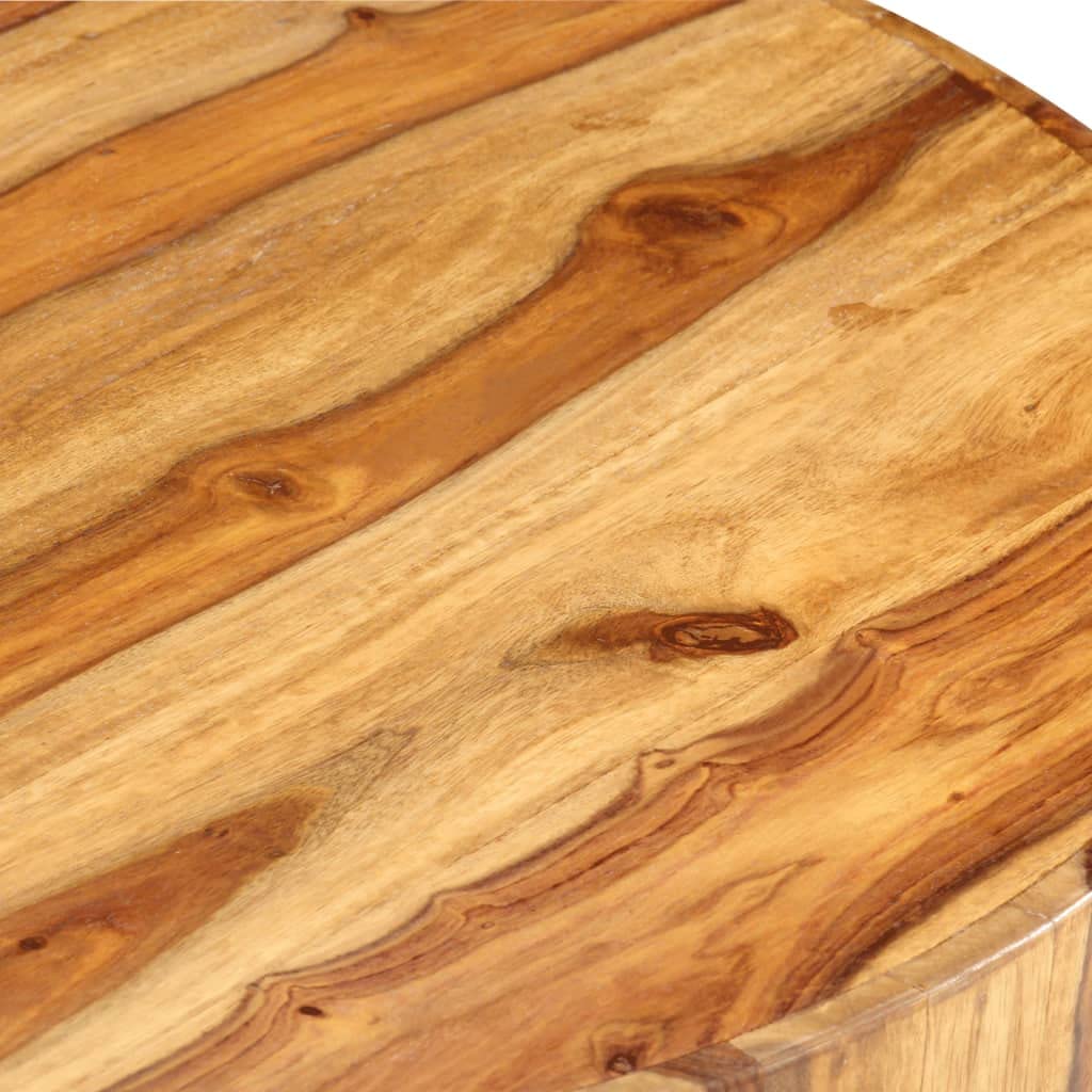 Round Coffee Table Solid Sheesham Wood B133